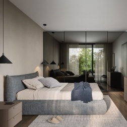 Letto imbottito Thika Cinquanta3